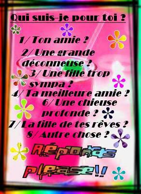 qu'est que je suis pour toi ???